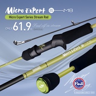 Kingdom MICRO EXPERT Fishing Rod 1.49m/1.5m/1.65m/1.8m 2/4/5 Section 61.9g Casting Spinnng Rod FUJI 