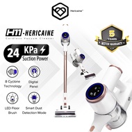 Hericaine H11 Smart Cordless Vacuum Cleaner LED Light Wireless Dust Mites Handheld Vacuum Wet Mop