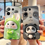 Shockproof Phone Case For Umidigi G9T Soft Silicone Black Casing Cute New Design Coconut Trees Patte
