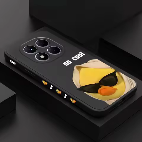 Pout Rubber Duck Phone Case For Xiaomi Poco F7 X7 X6 F6 M6 M5 M5S F5 X5 F4 X4 M4 F3 M3 X3 Pro 4G 5G 