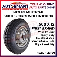 ∇ ♑ FIRST Suzuki Multicab 500X12 Tire with Interior