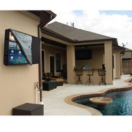 [48H Shipping] Hot-selling Outdoor TV Cover Transparent Film Outdoor waterproof TV cover in stock BS