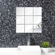 AT-🎇DIYSoft Mirror Wall Self-Adhesive Wallpaper Acrylic Mirror Full Body Mirror Sticker Bathroom DecorationDIYMirror sti
