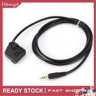 Henye 3.5mm AUX Input Adapter Cable MP3 Connector Fit for Benz Mercedes CLK SL SLK W168 W202 W203 W208