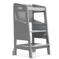 Stool Tower Toddler Kitchen Height Adjustable Stool Helper ชั้นวางของในครัวแบบปรับได้ ชั้นวางของในคร