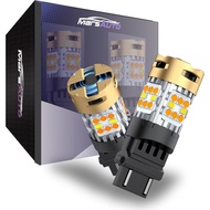 Marsauto LED Switchback Turn Signal Light Bulb, 3157 LED Bulbs Anti Hyper Flashing Untuk 3157 3057 3
