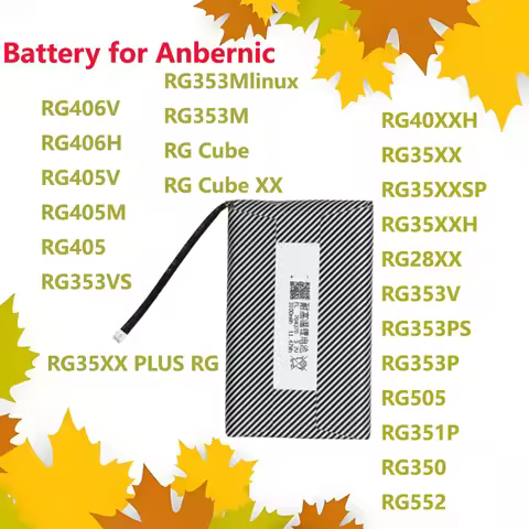 RG505 RG406V RG406H Win600 RG405M RG405 RG353VS RG35XX Battery for Anbernic RG351P RG353V RG350 RG35