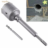 GORROS Concrete Hole Saw, with Round Shaft 30-68mm Wall Hole Saw, Durable Fast Drilling Hammer Drill