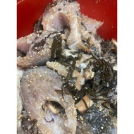 KASAM IKAN SULTAN BIUBIU - GULAI DAUN KEPAYANG, BUAH KEPAYANG, BERAS ARUK - Resepi Asli Iban Sarawak