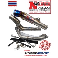 NLK NOO LAMLUKKA Y15 Y15ZR RACING EXHAUST OPEN 32MM 35MM CONE PIPE OPEN NLK NOO THAILAND THAI EKZOS 
