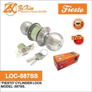 LOC-587SS 'FIESTO' STAINLESS STEEL CYLINDER LOCK