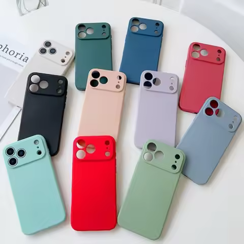 Liquid Silicone Case For iphone 17 Pro Max For iphone 17 17 Pro 17 Pro Max Cover TPU Shockproof Prot