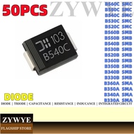 50PCS Brand New Original B560C B550C B540C B530C B520C B560B Diode B550B B540B B530B B520B B360B B35