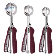 Cookie Scoop for Baking Set of 3, Ice Cream Scoop Stainless Steel, Cookie Dough Scoop, Cupcake Scoop