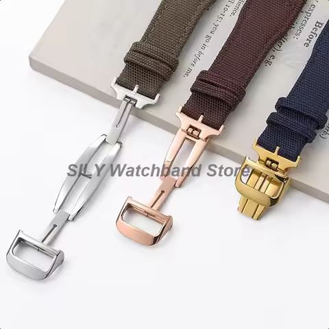 18mm Watch Buckle for JAEGER-LECOULTRE Watch Strap Watch Band Deployment Clasps Stainless Steel Repl