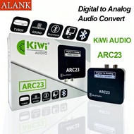 ALANK Digital Analog Audio Converter KiWi ARC23 Support Bluetooth Connection (Optical Fiber/HDMI ARC