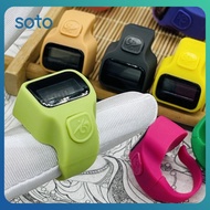 ♫ Ring Counter Electronic Counter 5 Digital Led Electronic Hand Press Tally Counter Ring