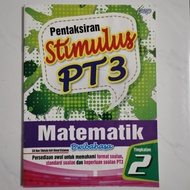 Pentaksiran Stimulus PT3 Matematik Dwibahasa Tingkatan 2 buku latihan Form 2 Mathematics maths exerc