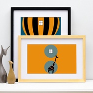 Puzzle picture frame 4k8k wall hanging picture frame large size solid wood picture frame A3A4 wooden