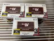 Sony Mini DV 錄影帶 三盒裝   每pack  $120
