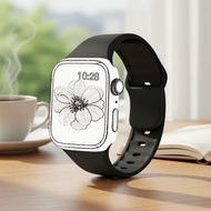 Sporty Silicone Watch Band for Apple Watch 38mm-49mm, Fits iWatch Series