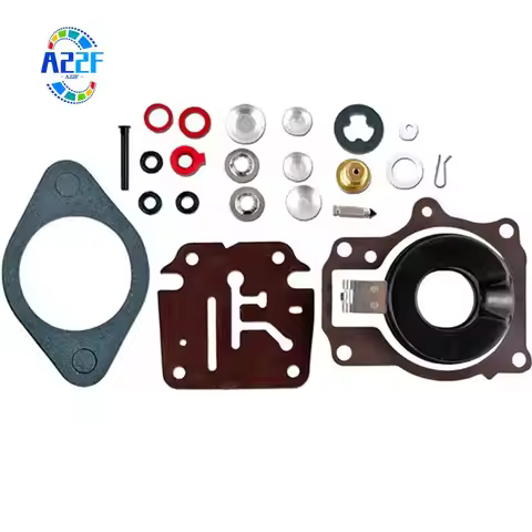 A22F-3 X Carburetor Carb Rebuild Repair Kit And Float Fit For Johnson Evinrude 396701 65 70 75 HP