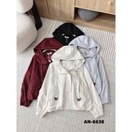 WindJacket with embossed thread and QC hood (6638)