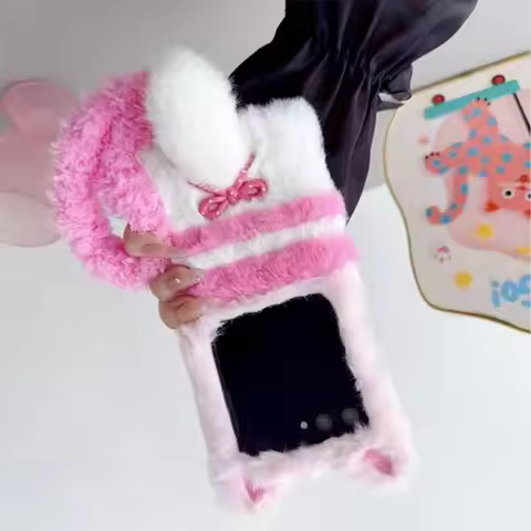 For Xiaomi Mix Flip 2 5G Mix Fold 2 3 4 PixelFold 2 Color matching cat 3D tail cute cute and cute Ph