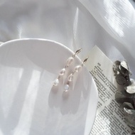 巴洛克珍珠耳環耳墜