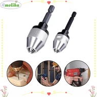 MOLIHA Drill Chuck Adapter, Hex / Round Shank Hex Shank Keyless Drill Chuck,  Chuck for Mini Screwdr