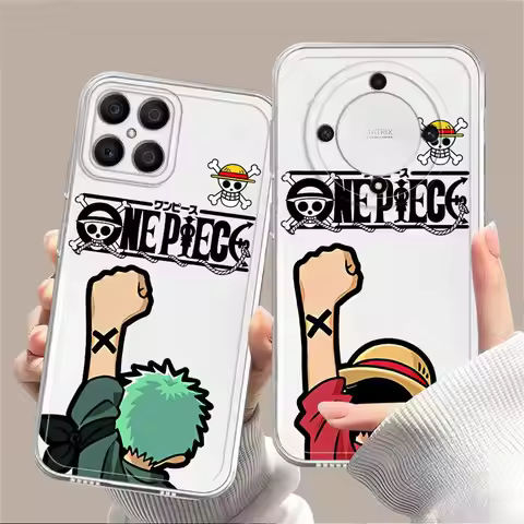 Case for Honor X9a X8b X8 X9b X8a 90 Lite X7b Soft Phone Cover One Piece Luffy Zoro
