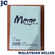 1pcs X Memo Pad 210 Sheets S-3550