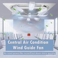 Air Outlet Fan Blade Rotating Office Ceiling Machine Central Air Conditioning Anti-Direct Blowing Ce