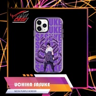[NARUTO SERIES] UCHIHA SASUKE NEON CASE Anime Phone CASE CASING 6 UNTIL 15 Pro Max Casing