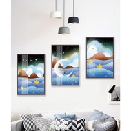 Print Laminate wood press LANDSCAPE PAINTING - Model 69 (3 HCN 3x20x30, 3x30x40, 3x40x60). PRINT PHO