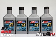 ของแท้ มีบาร์โค็ด น้ำมันเครื่อง AMSOIL 10W-40 สังเคราะห์ 100% ขนาด 0.946L. จำนวน 4 ขวด