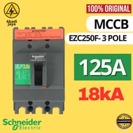 MCCB Schneider NFB Breaker EZC 250F EZC250F 3P 125A 125 a EZC250F3125 18 kA 18kA