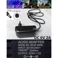 DC 6v 2a dc6v 2a adapter 1a 1500mA 1200mA 1000ma 800mA 600ma