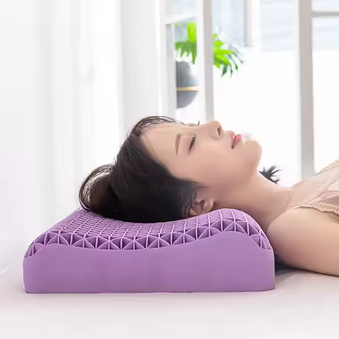 Pectin Pillow Memory TPE Pillow Neck Message Pillows High Orthopedic Shoulder Pain Protection Cervic