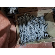 6mm screw span 6 milli hard needle 6mm 1/4 turnbuckle m6 iron needle