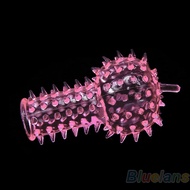 Finger Stretchable Sleeve Stimulator Condom Barbed G-point Stimulate Sex Toy