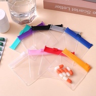 CHERRY3WK 1/7/28pcs Pill Pouch, Translucent With Zippered Medicine Bags, Mini EVA Medicine Organizer