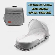 [HCM] - Nôi giường trẻ sơ sinh di động Bionic BabyCare chống muỗi cao cấp - EuroHome