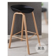 High-Leg Bar Chair Modern Minimalist Bar Chair Leisure Coffee Shop Chair Fashion Plastic Bar Chair Iron Leisure Bar Chair