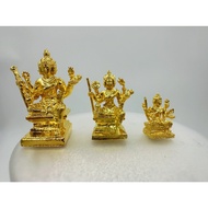 泰国佛牌 Copper Thai 纯铜  四面佛金身 泰国四面佛 有求必应大梵天王 （放车，佩戴小金身）   泰国铜像2.5cm