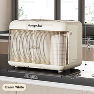 EDEN Foldable Dish Drainer Cabinet Plastic Dish Cabinet Aesthetic Dish Storage Dryer Cabinet With Co