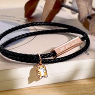 白爛貓蛇麼攏賀系列-真的很讚編織皮革手環(贈開運水晶樹)