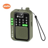 C90 Mini Pocket FM Radio Digital Radios Receiver Wireless  MP3 Speaker with LED Display Recording Sl