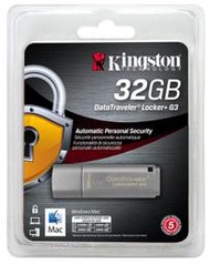 金士頓 Kingston USB3.0 DataTraveler Locker+ G3 32GB 32G 硬體加密隨身碟