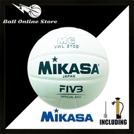 Mikasa FIVB Official วอลเลย์บอล เบอร์ 5 หนัง PU นุ่ม VWL 210 S พร้อมปั๊ม